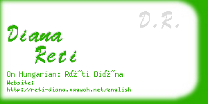 diana reti business card